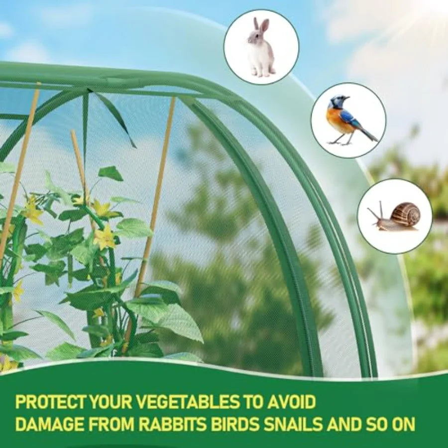 Garden Plant Netting Mesh Cover For Raised Bed Protects Vegetables