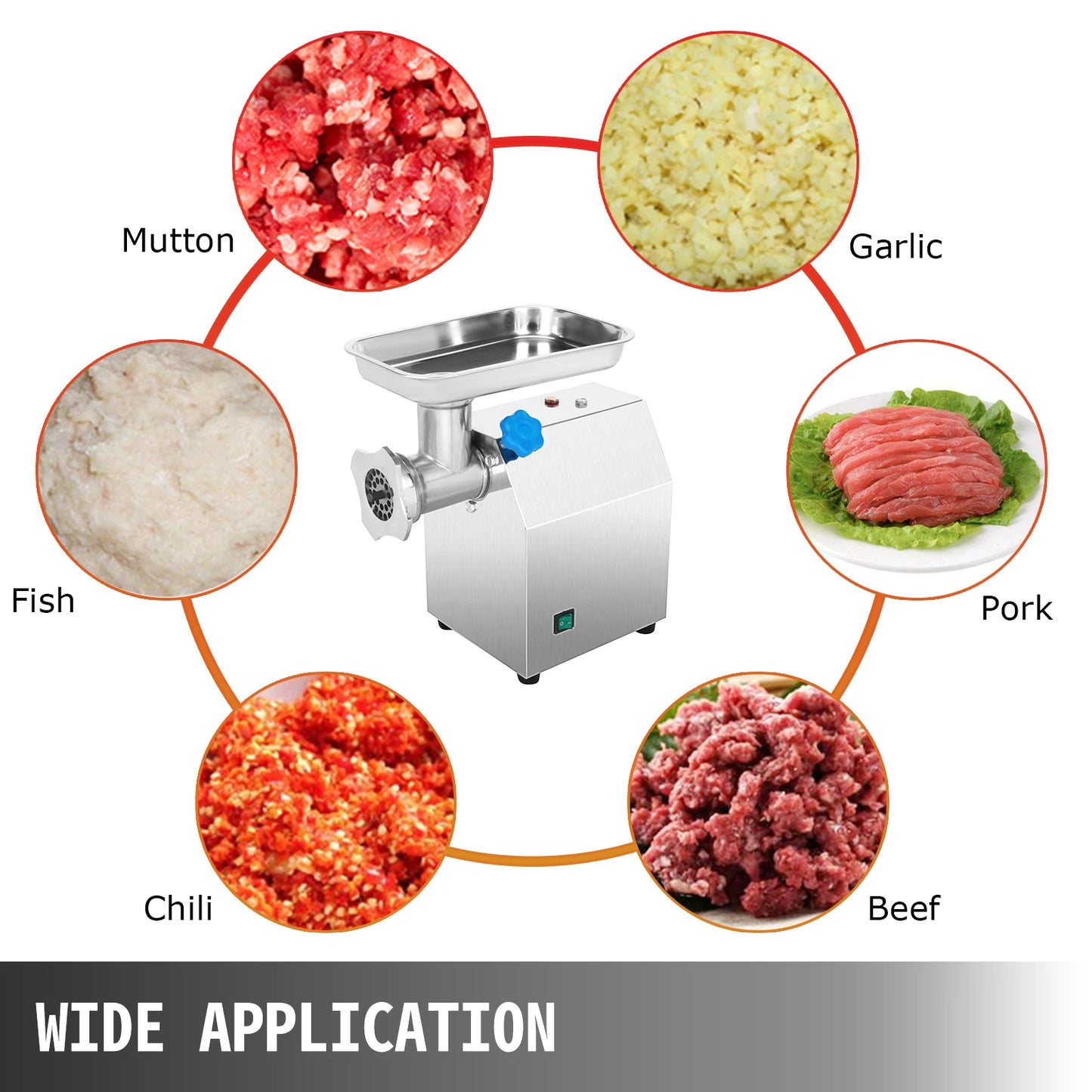 Succebuy Commercial Electric Meat Grinder Mincer Sausage Maker