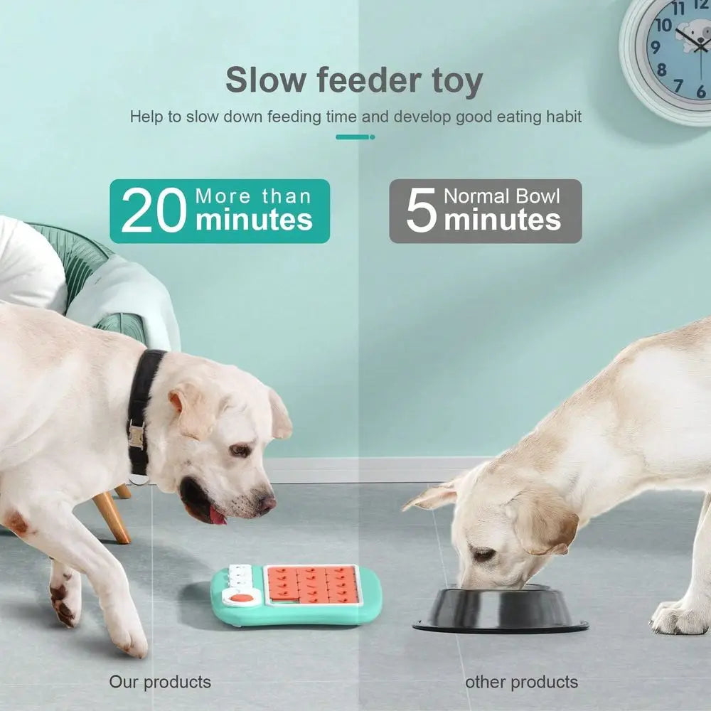 XMSJ Puzzle Treat Dispensing Dog Toy For IQ Training Enrichment