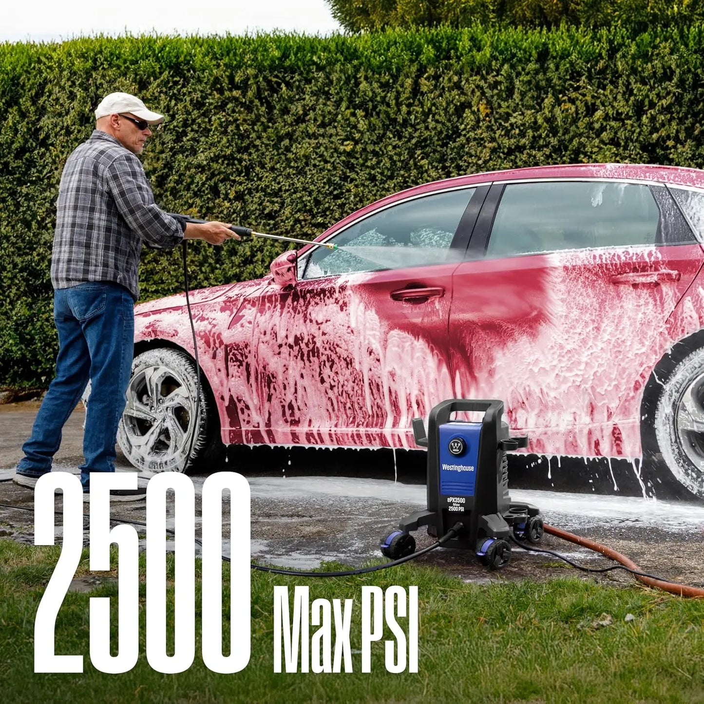 EPX3500 Electric Pressure Washer 2500 PSI 1.76 GPM Anti Tipping