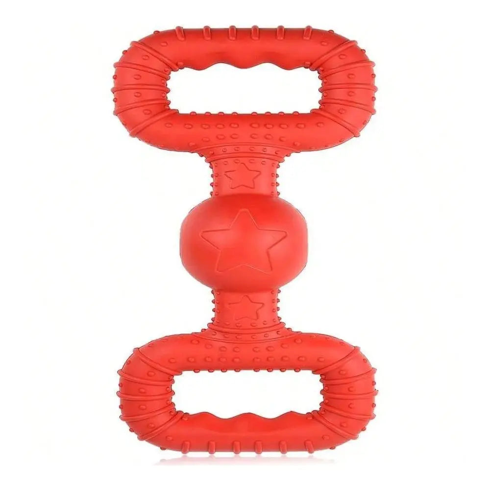 Natural Rubber Dog Toy For Medium Aggressive Chewers Tough Tug War Lifetime
