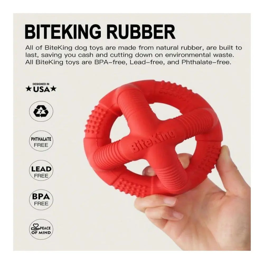 Natural Rubber Dog Toy For Medium Aggressive Chewers Durable Tug War Toy