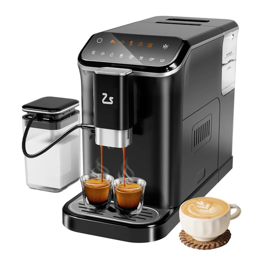 Acekool 20-Bar Fully Automatic Espresso Machine With Grinder And Frother