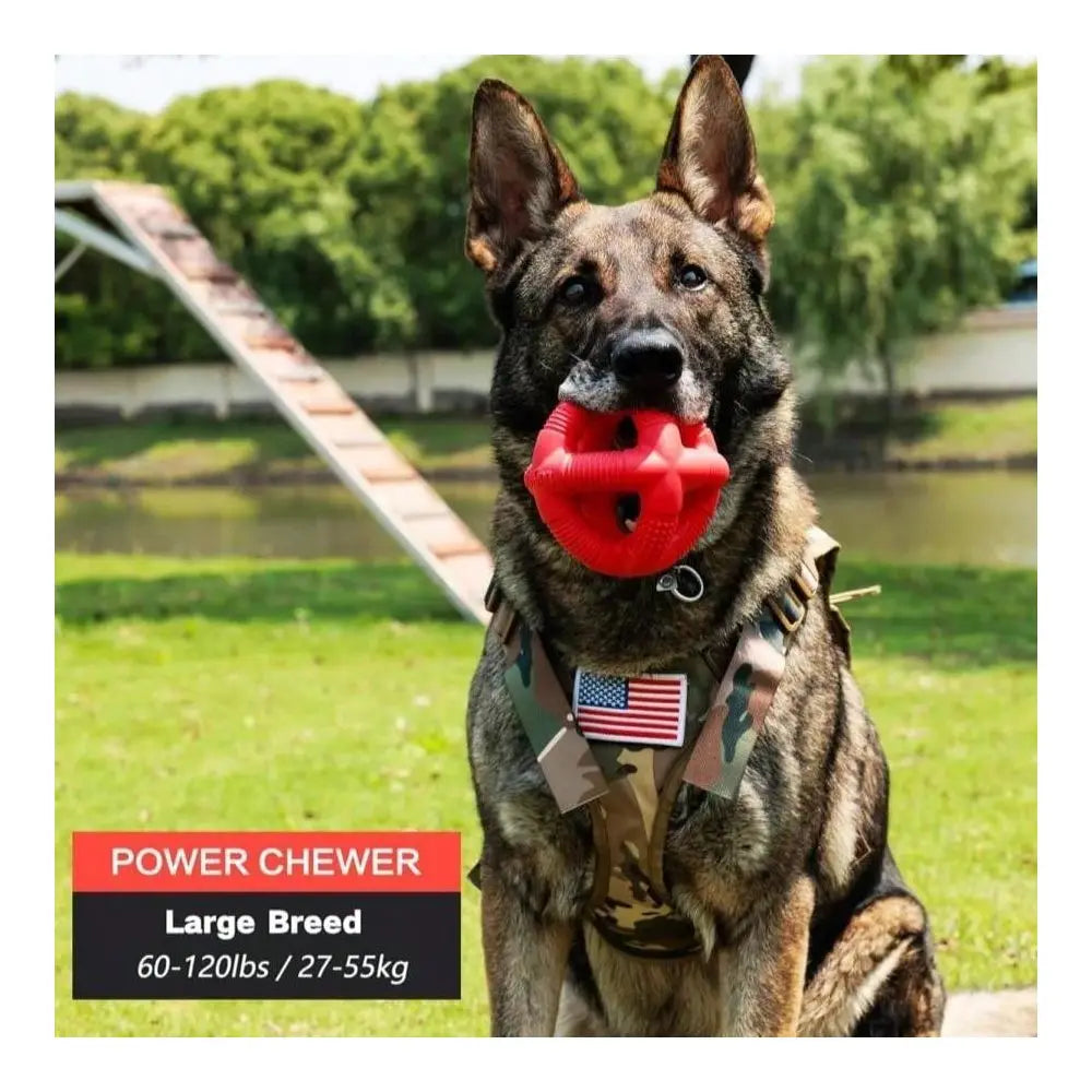 Natural Rubber Dog Toy For Medium Aggressive Chewers Durable Tug War Toy