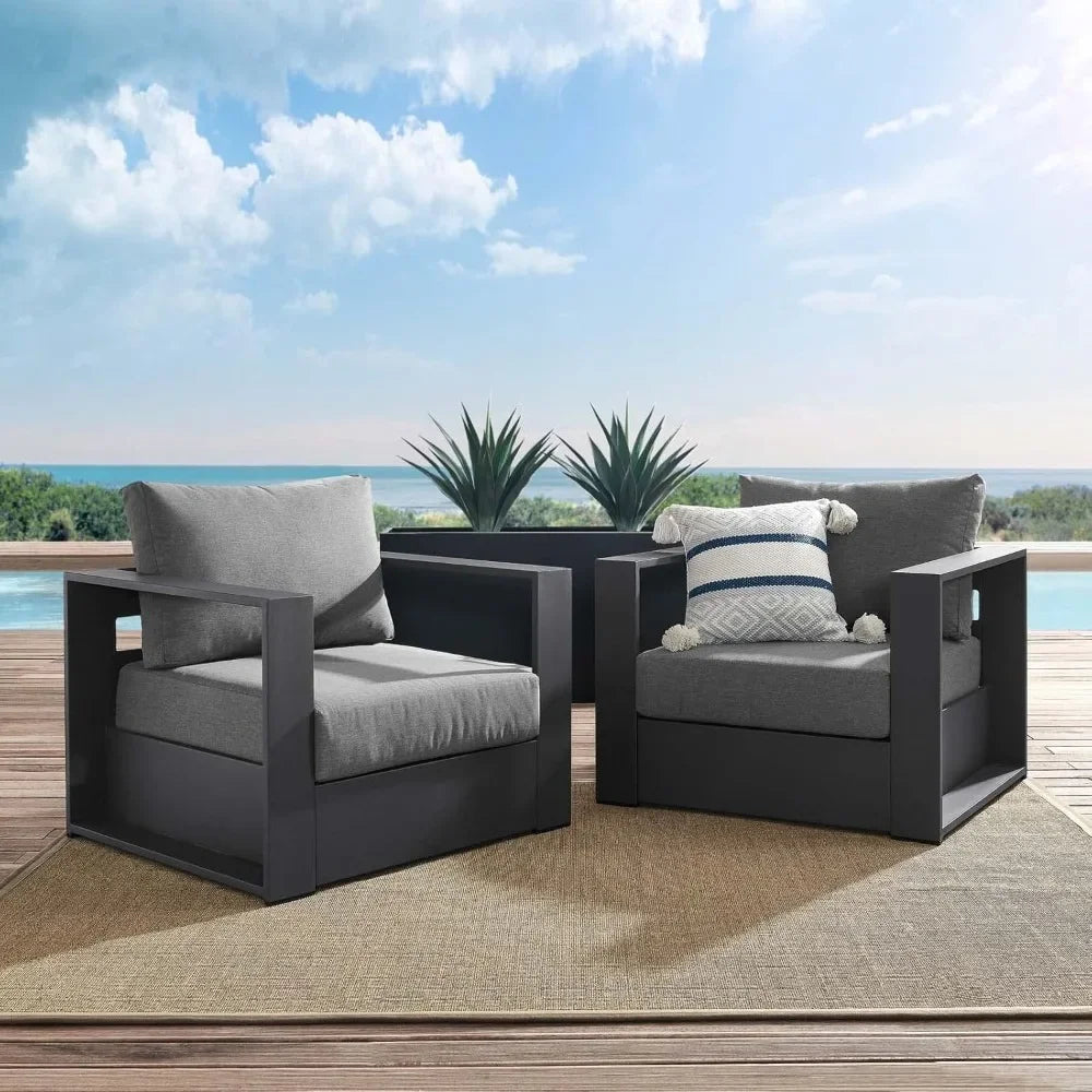 Tahoe Aluminum Outdoor Patio Set for Garden and Deck