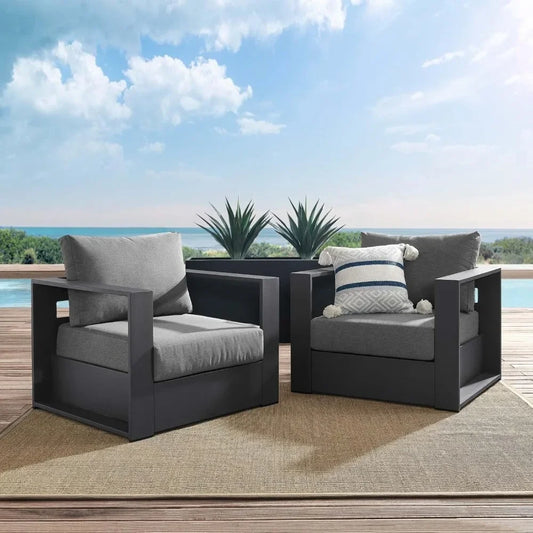 Tahoe Aluminum Outdoor Patio Set for Garden and Deck
