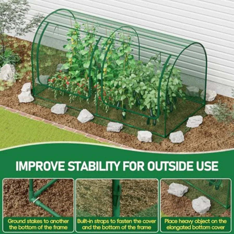 Garden Plant Netting Mesh Cover For Raised Bed Protects Vegetables
