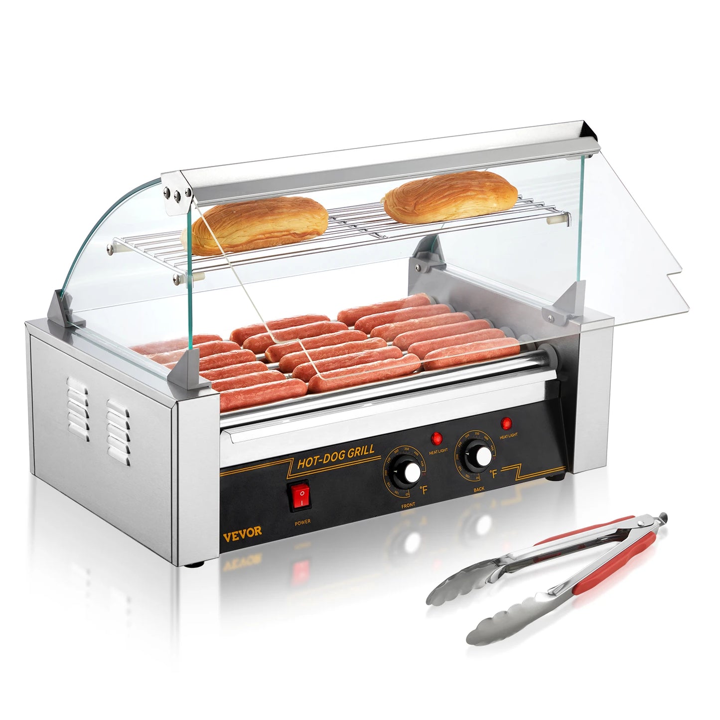Succebuy Commercial Hot Dog Roller Sausage Maker Grill Machine 110V