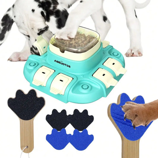 XMSJ Puzzle Toy Interactive Slow Feeder And Dog Scratch Pad