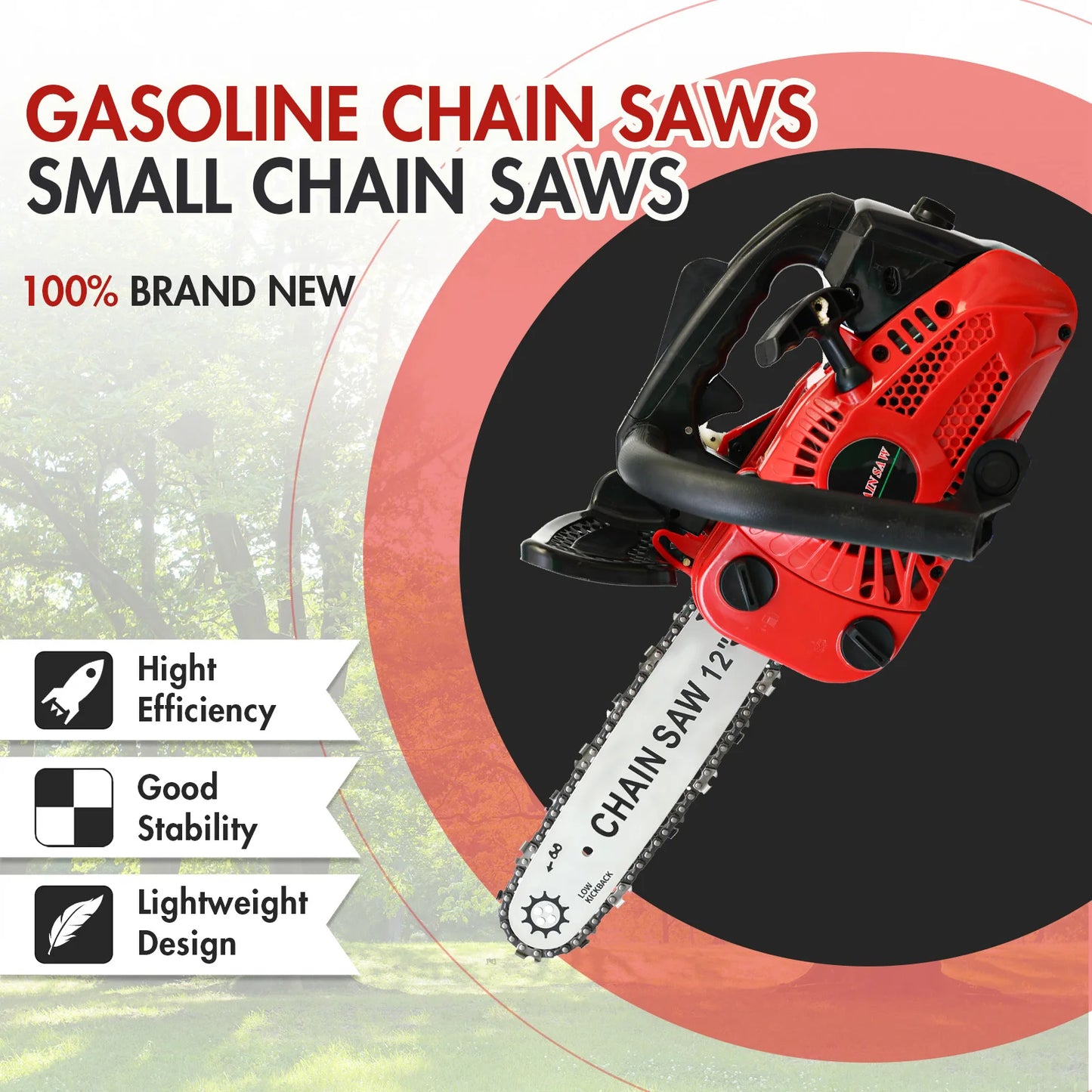 Cordless Chainsaw 1000W Electric Portable Wood Cutting Tool