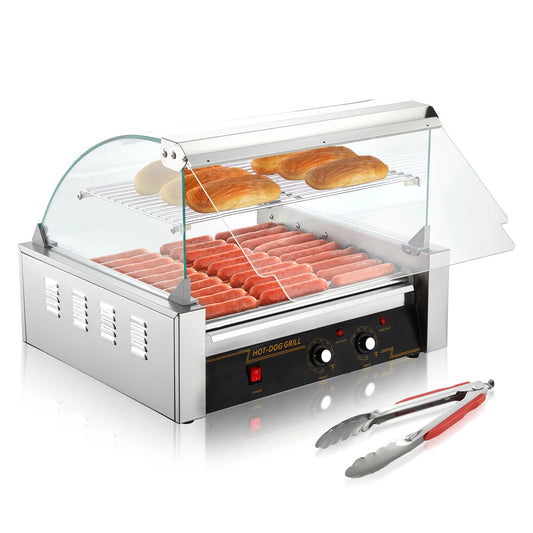 Succebuy Commercial Hot Dog Roller Sausage Maker Grill Machine 110V