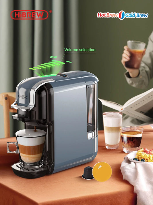 HiBREW 5 in 1 Capsule Coffee Machine Dolce Gusto Nespresso