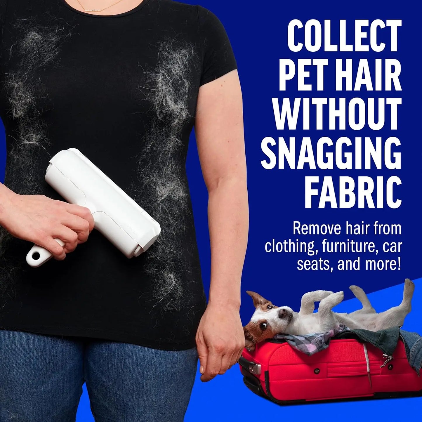 Reusable Pet Hair Remover Roller Eco Friendly Lint Roller Furniture