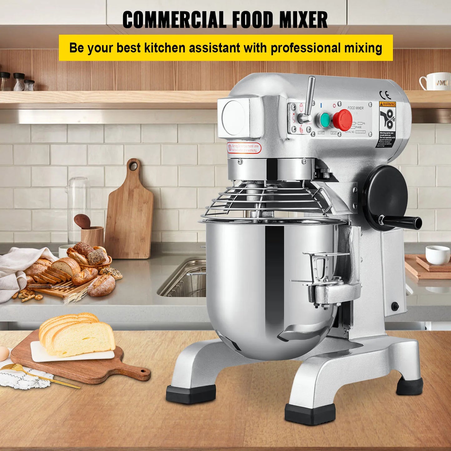 SucceBuy Electric Dough Machine Stand Mixer Processor Kitchen