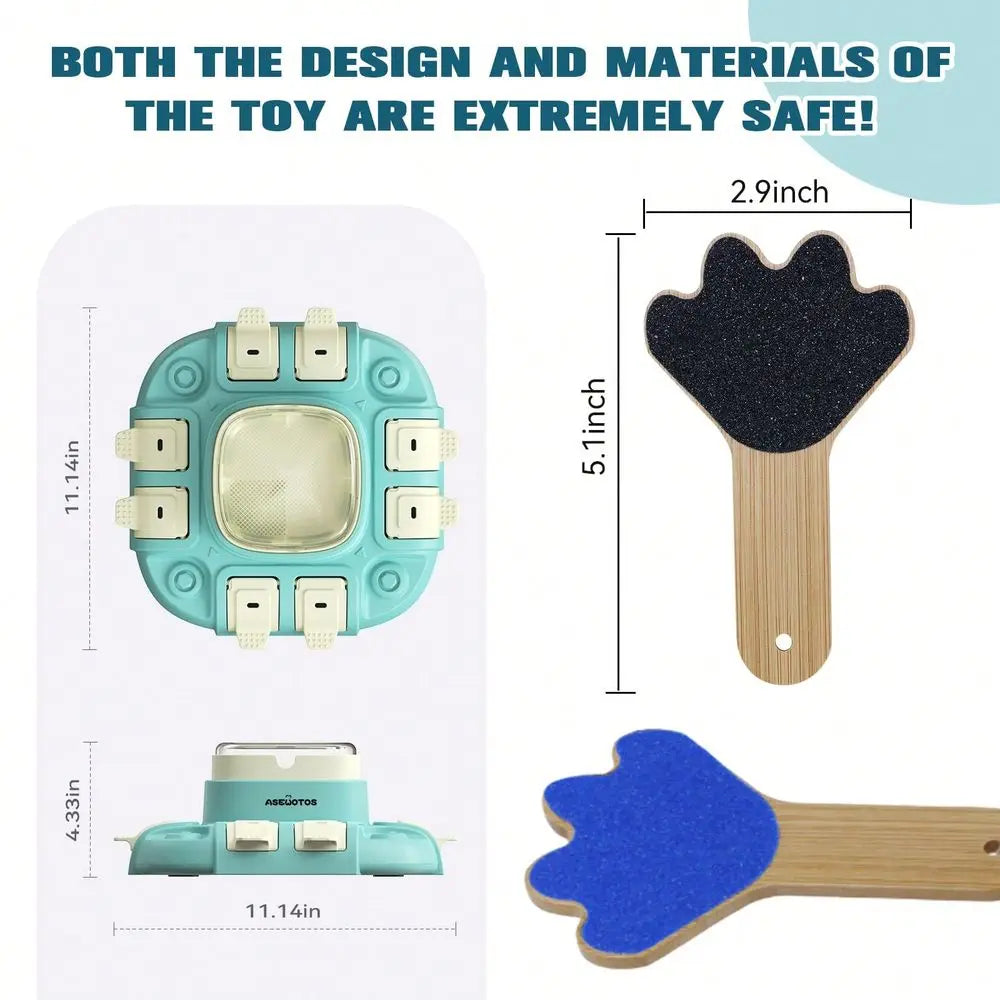 XMSJ Puzzle Toy Interactive Slow Feeder And Dog Scratch Pad