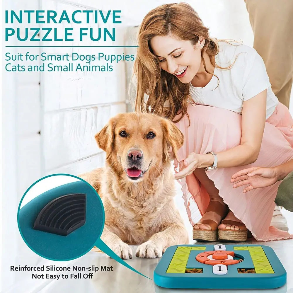 XMSJ Puzzle Treat Dispensing Dog Toy For IQ Training