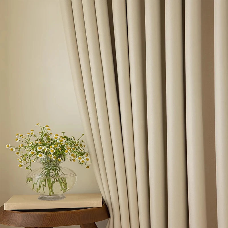 NONECN 2 Piece Blackout Curtain for Living Room and Bedroom