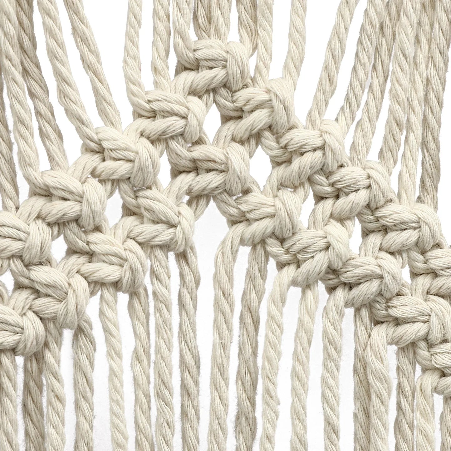 Woven Bohemian Curtain Cotton Linen Plain Washable For Living Room