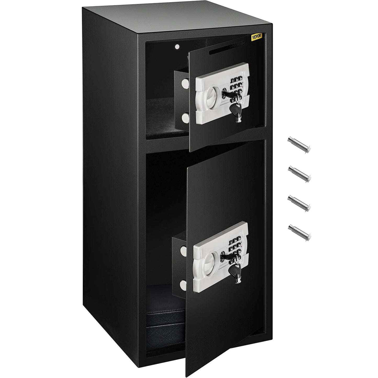 Double Door Safe Deposit Box With Electronic Lock For Home