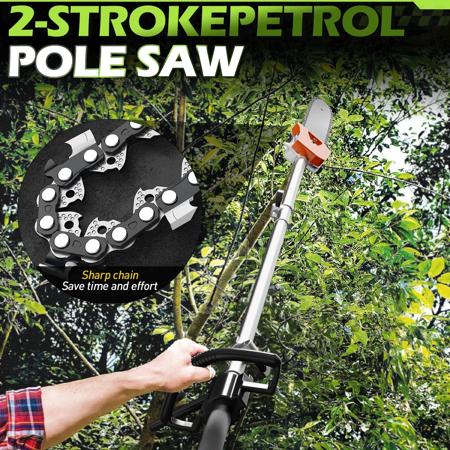 52cc 6 In 1 Gas Hedge Trimmer Performance Yard Tool