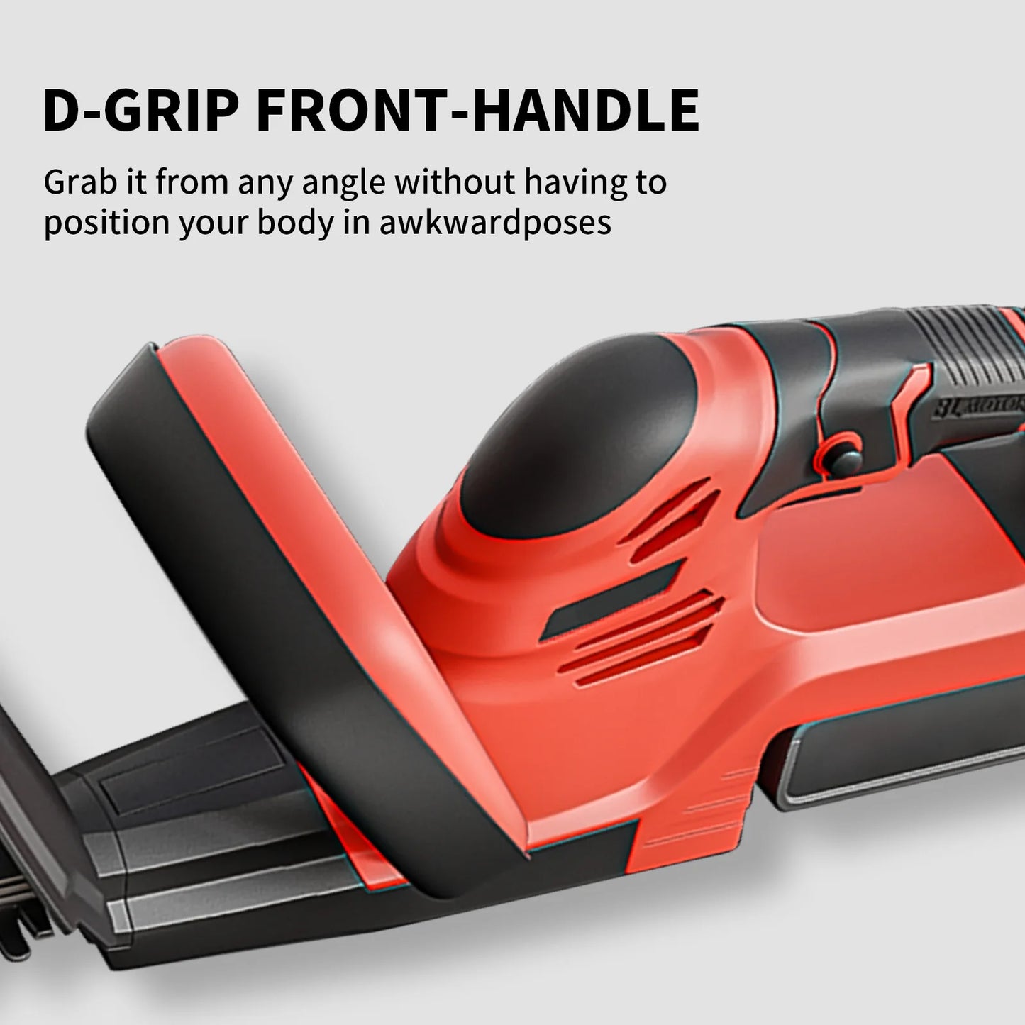 Cordless Hedge Trimmer With 3Ah Battery And Charger Garden