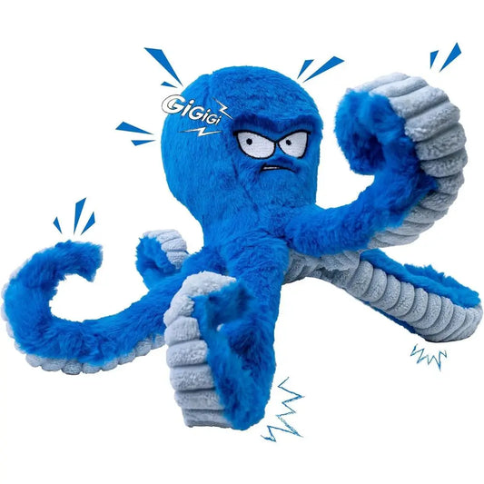 Tough Dog Toys Interactive Squeaky Tug Toy For Aggressive Chewers