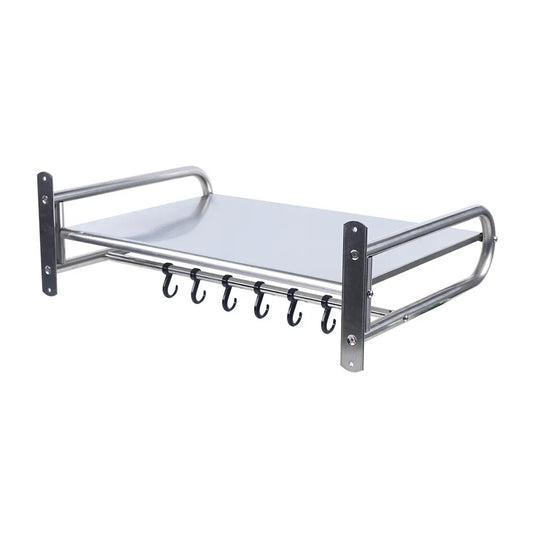 Stainless Steel Microwave Oven Rack Wall Mount Kitchen Shelf
