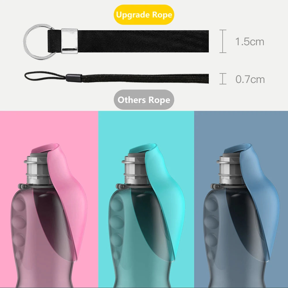 Portable Dog Water Bottle Leak Proof Travel Feeder For Dogs