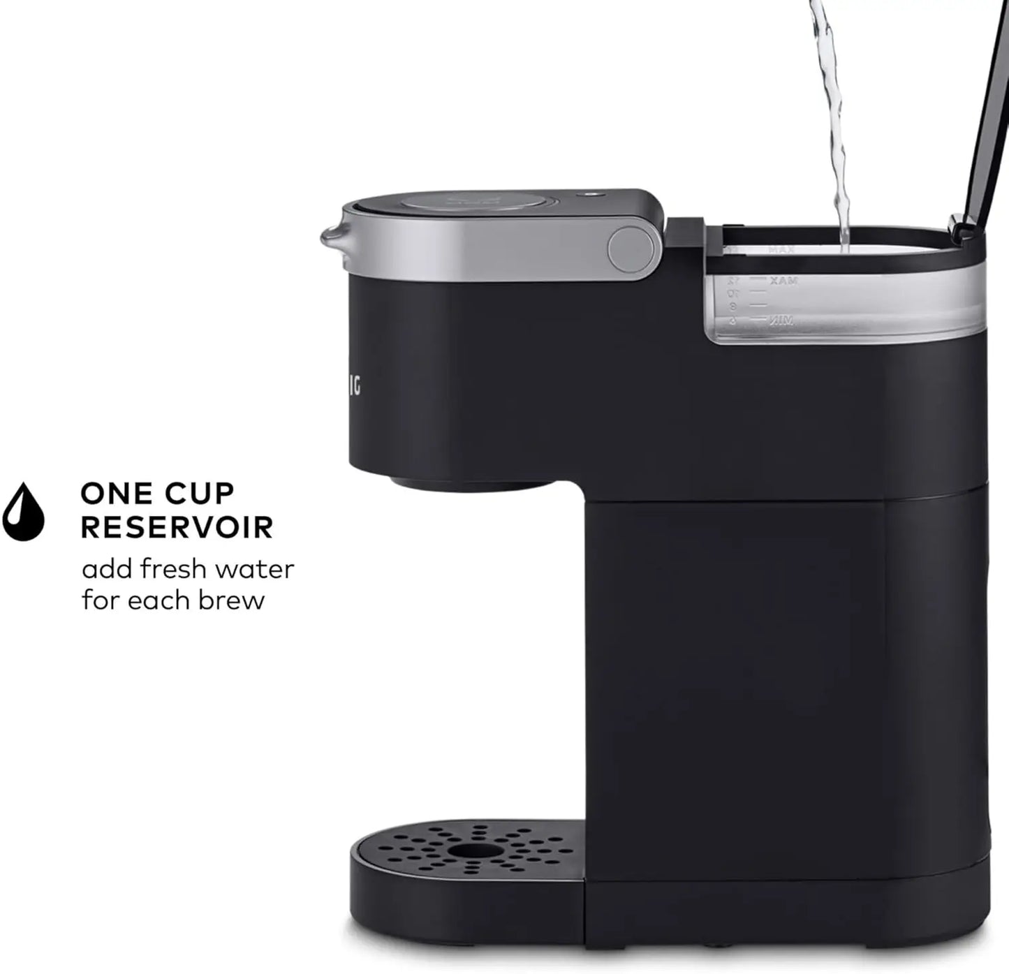 Single Serve Coffee Maker With Cord Storage And Easy Brew