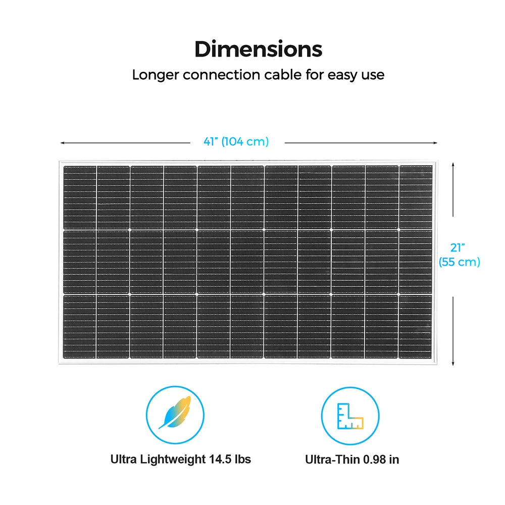 Xinpuguang Solar Panel Battery Charger 480W Photovoltaic Module Outdoor