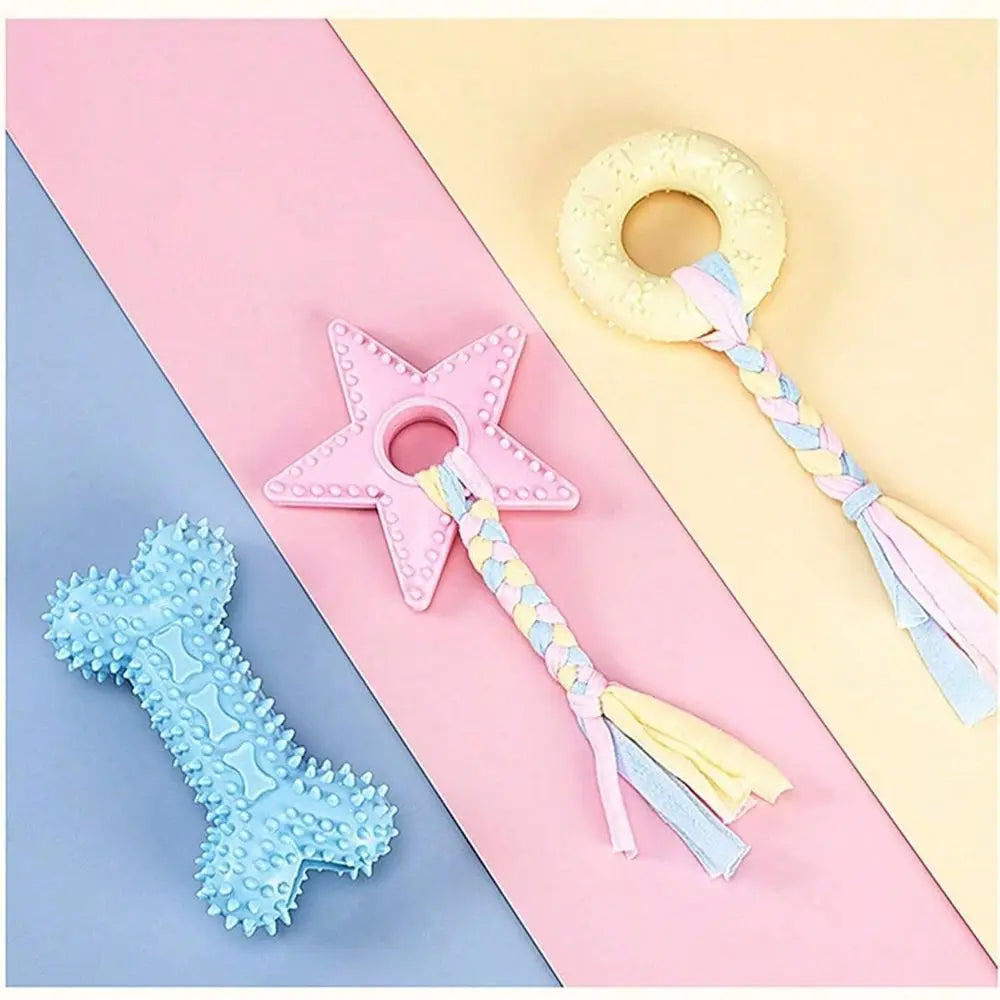 XMSJ Dog Chew Toy Set Interactive Rope Toys For Puppies