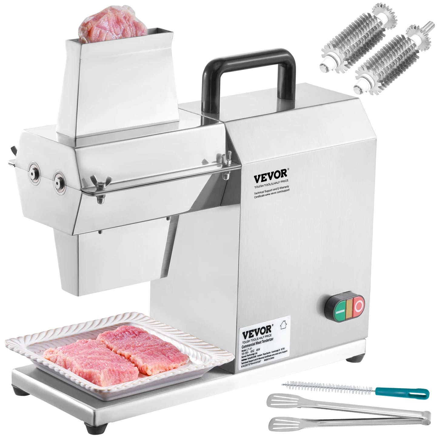 SucceBuy Commercial Meat Tenderizer Machine 54 Blades Electric 450W