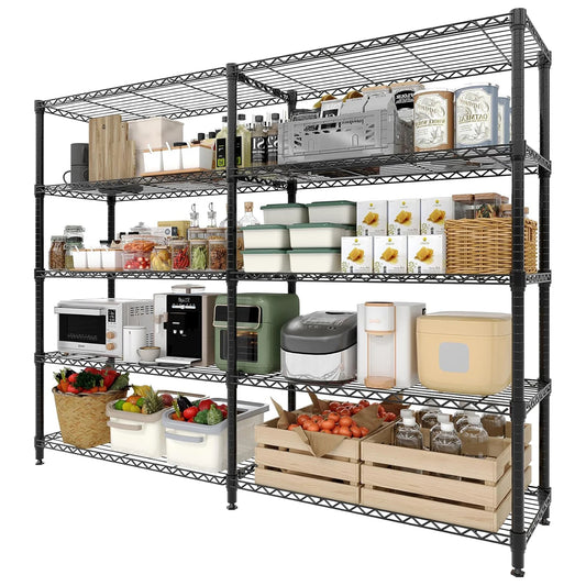 TWISTER.CK Heavy Duty 5 Tier Metal Shelving Unit Garage
