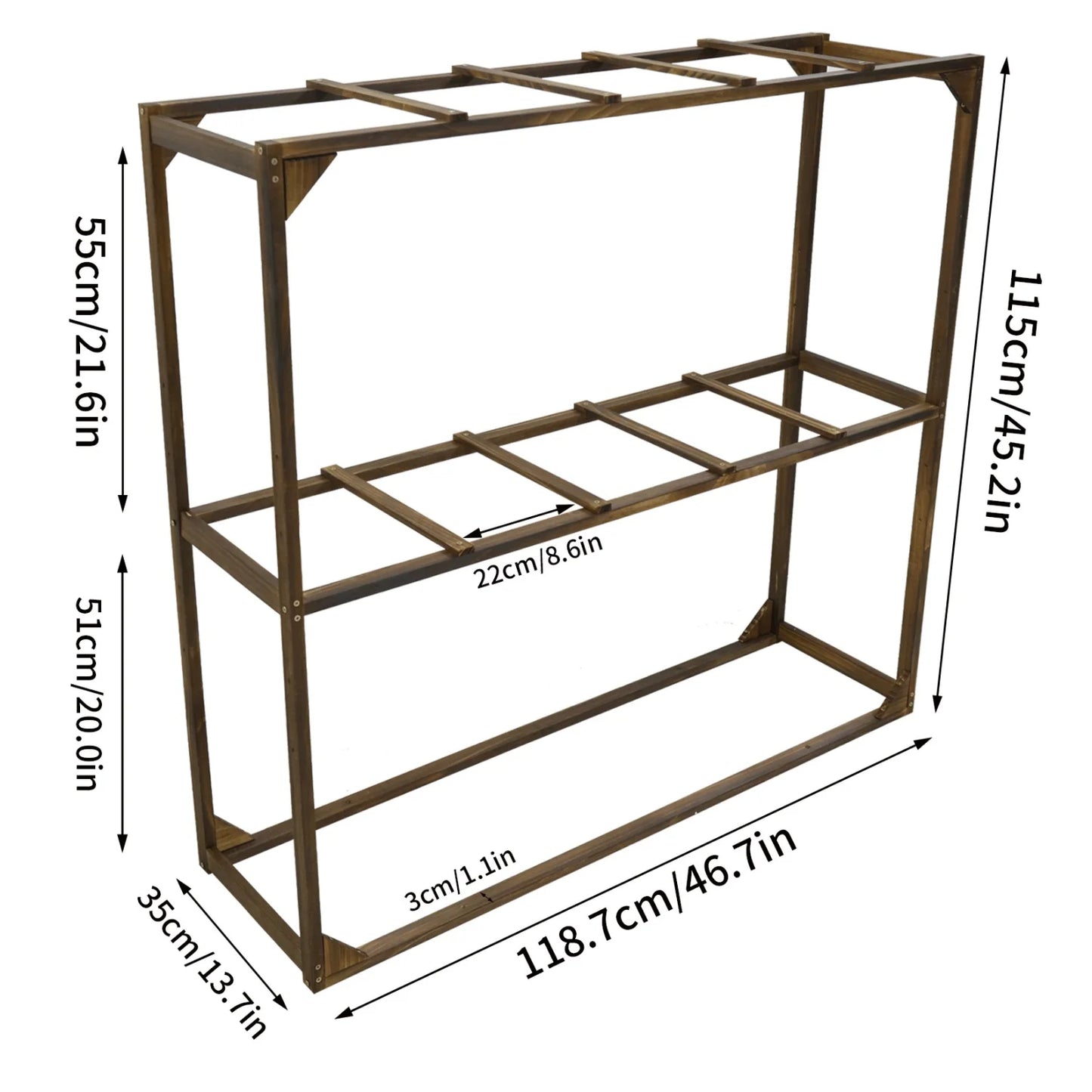 Outdoor Wooden Garden Tomato And Cranberry Plant Support Trellis Frame