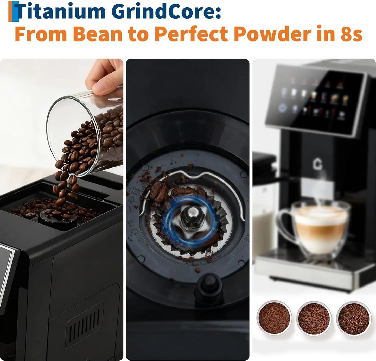 Acekool 3rd Gen Espresso Coffee Maker With Milk Frother