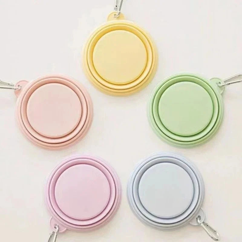 Collapsible Travel Dog Bowl For Dogs And Cats Plastic