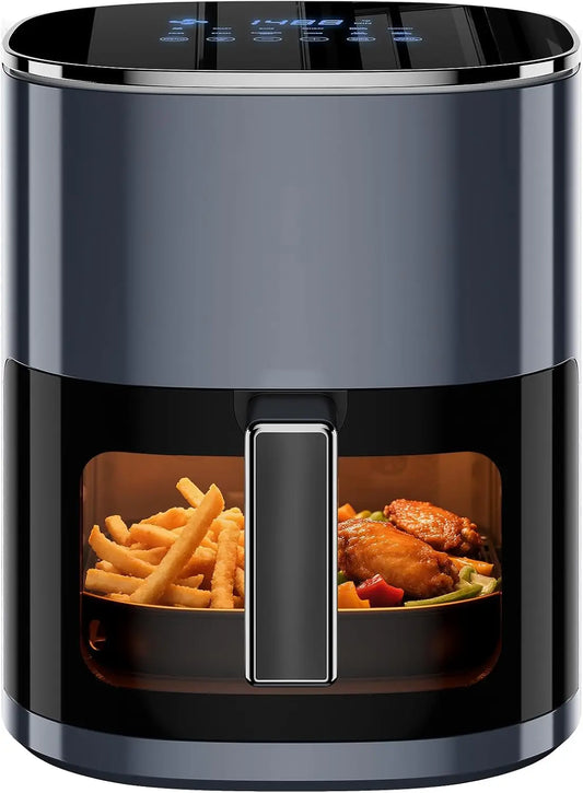 12-in-1 Digital Air Fryer With Visible Window 1700W Healthy Cooking