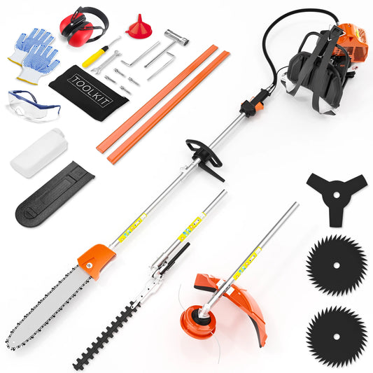 52cc 6 In 1 Gas Hedge Trimmer Performance Yard Tool