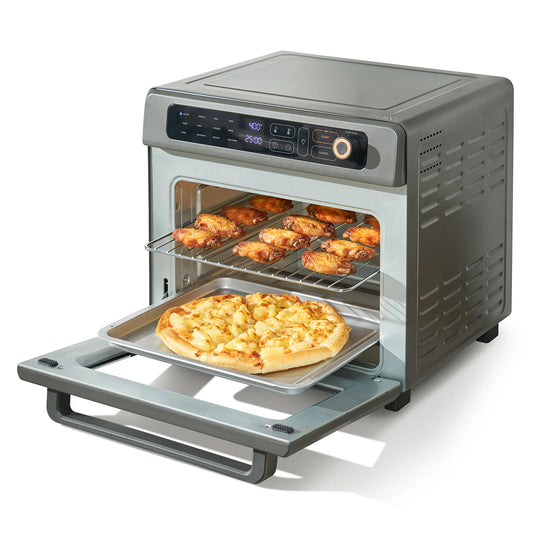 SucceBuy Air Fryer Toaster Oven Convection 1700W Stainless Steel