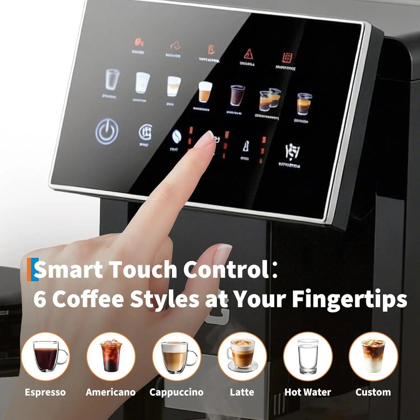Acekool 3rd Gen Espresso Coffee Maker With Milk Frother