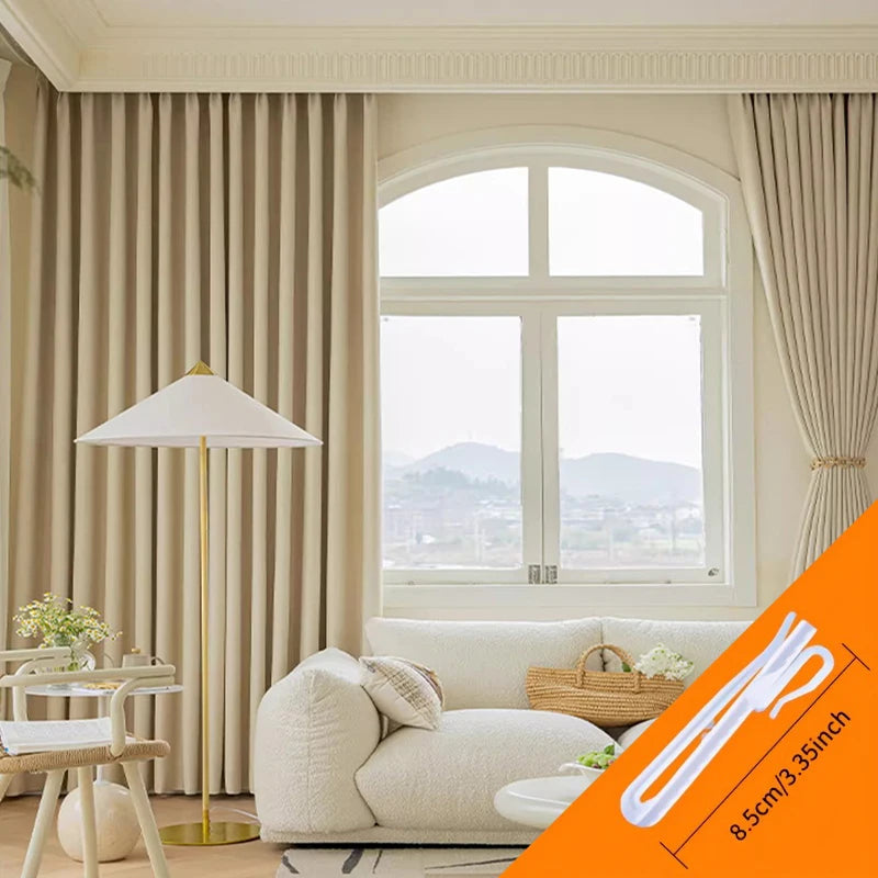 NONECN 2 Piece Blackout Curtain for Living Room and Bedroom