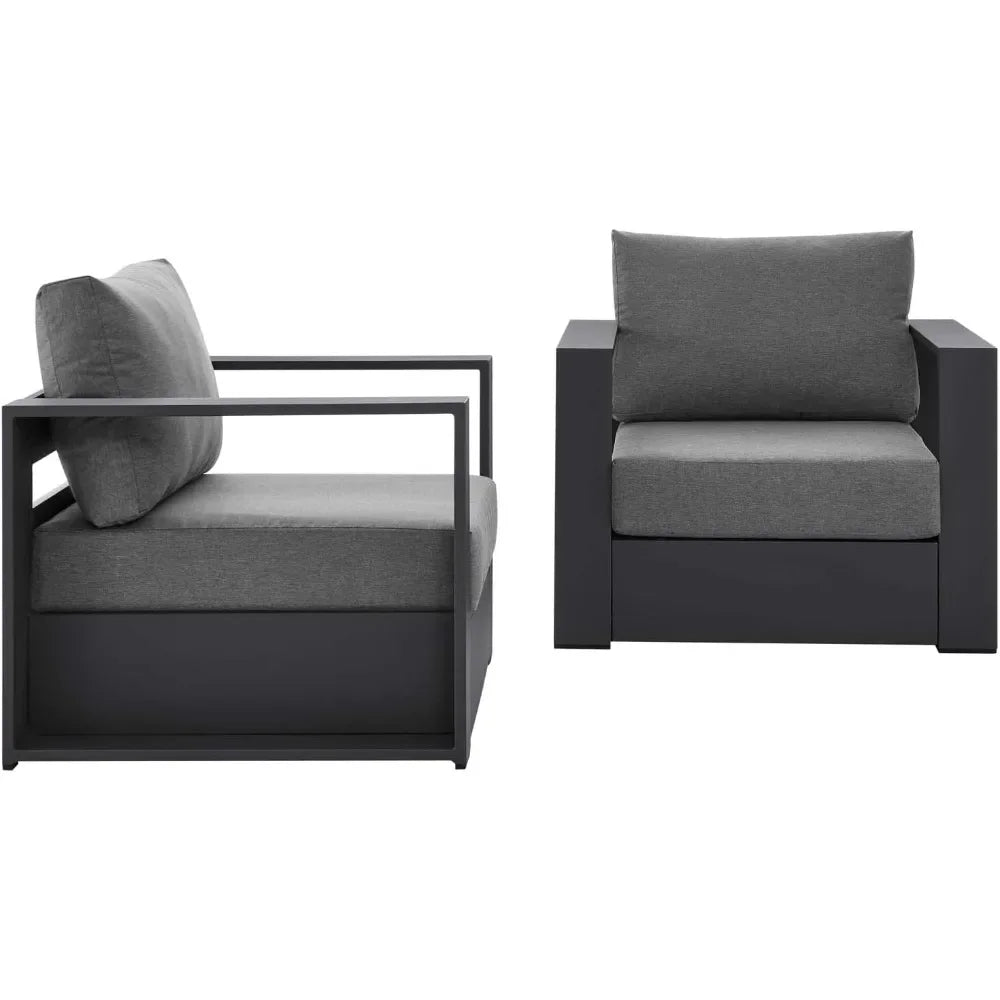 Tahoe Aluminum Outdoor Patio Set for Garden and Deck