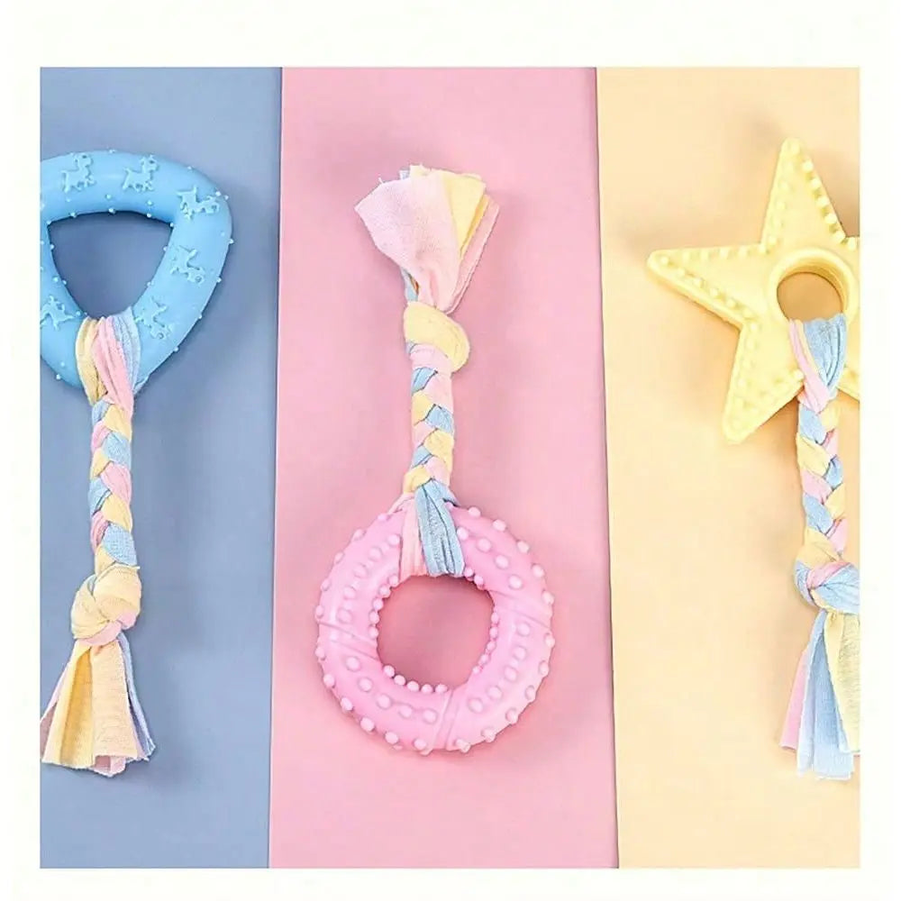XMSJ Dog Chew Toy Set Interactive Rope Toys For Puppies