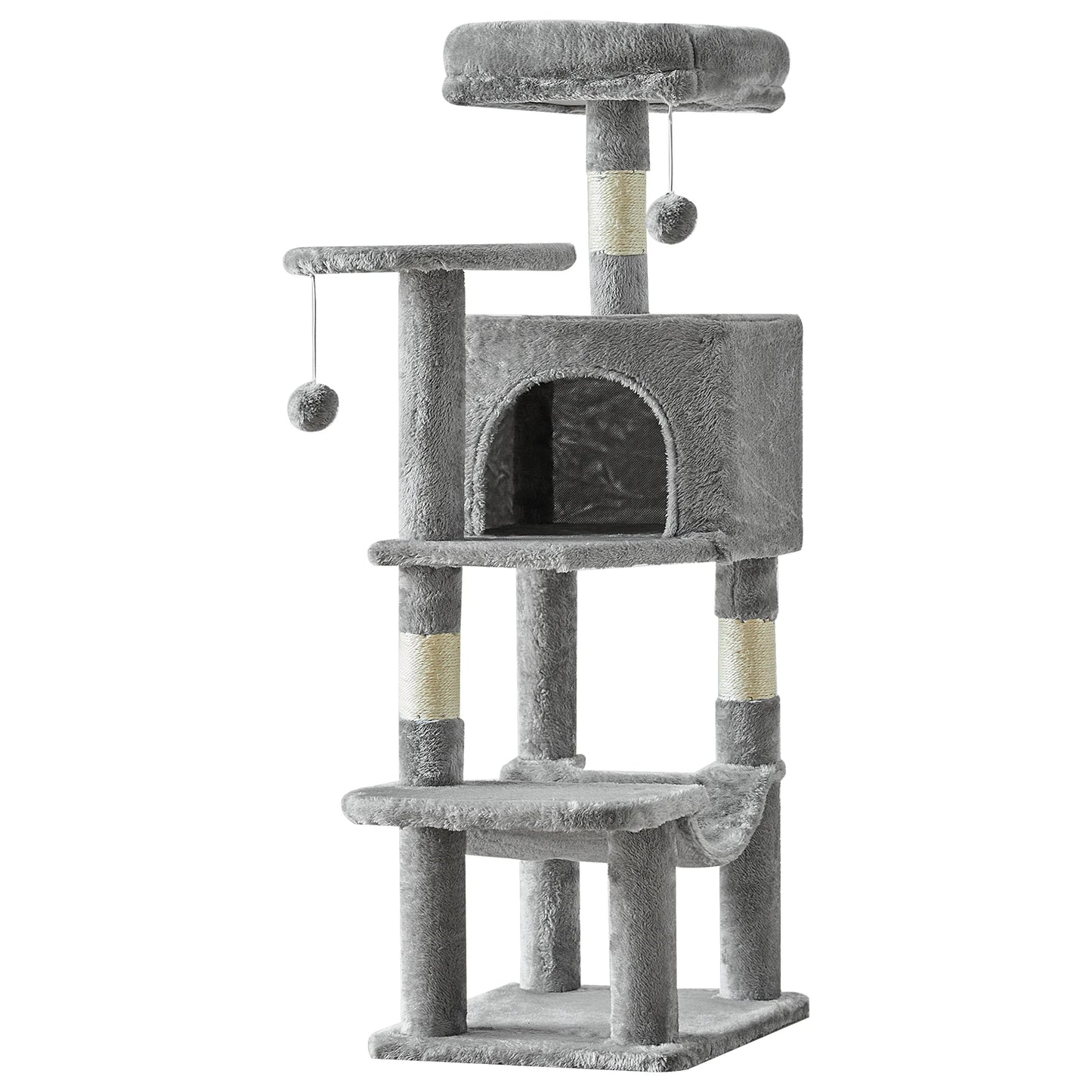 JHK Cat Tree Multi Level Tall Climbing Tower For Indoor Cats