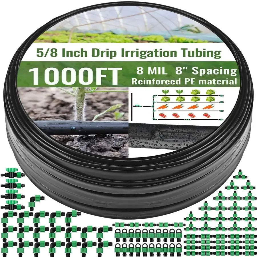 XMSJ Drip Irrigation Kit With Drip Tape System For Gardens