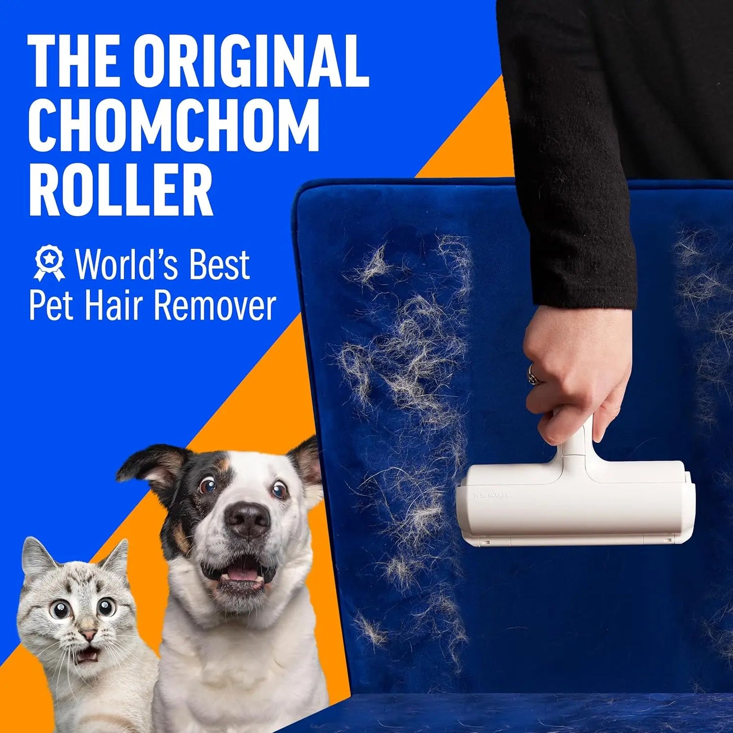 Reusable Pet Hair Remover Roller Eco Friendly Lint Roller Furniture