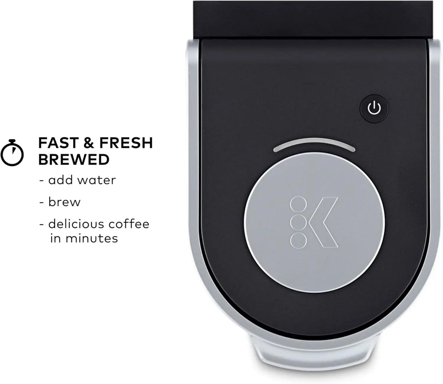 Single Serve Coffee Maker With Cord Storage And Easy Brew